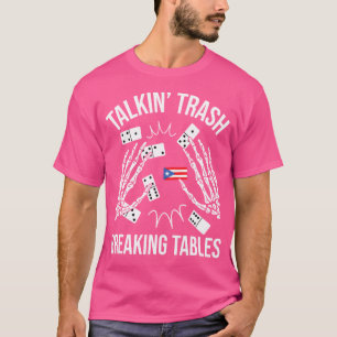 Camiseta Falando Merda Quebrando Mesas - Amante de Dominó D