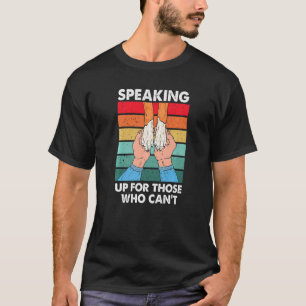 Camiseta Falando pelos Que Não Podem Abrigo de Resgate de A