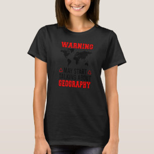 Camiseta Falando sobre o Ensino de Geografia de Professores