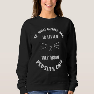 Camiseta Falando sobre o Gato Persa 1
