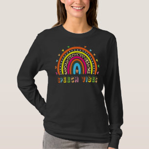 Camiseta Falante - Patologista Boho Rainbow Speech V