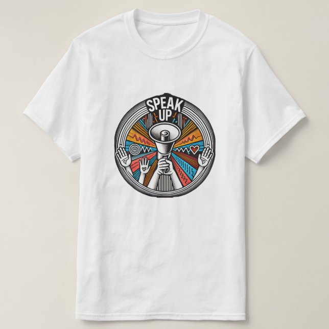 Camiseta FALAR: Acabar com o abuso infantil (Frente do Design)