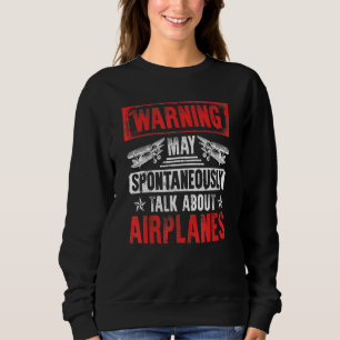 Camiseta Falar Sobre Aviões - Piloto E Aviação