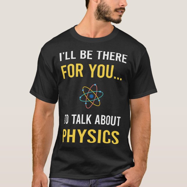 Camiseta Falar Sobre Física (Frente)