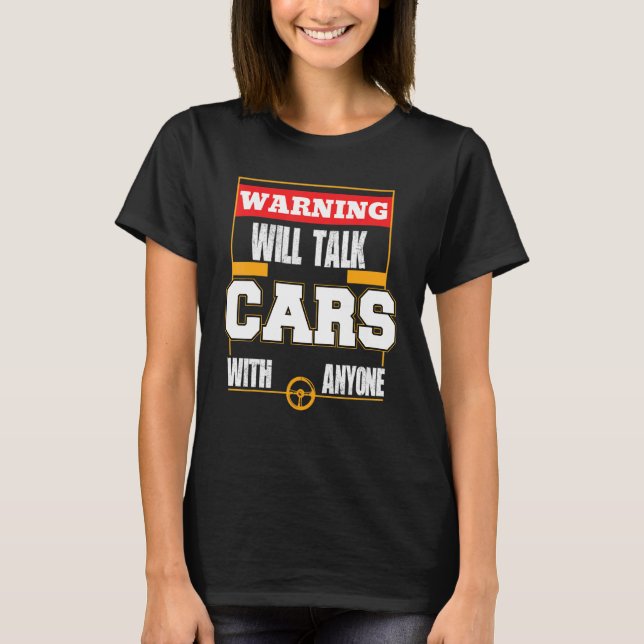 Camiseta Falará Com Carros Com Qualquer Um Automóvel 1 (Frente)