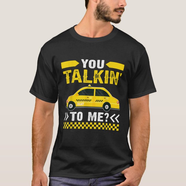 Camiseta Falas Comigo Que O Motorista Táxi Engraçado Diz Ta (Frente)