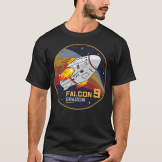 Camiseta Falcão 9 - Dragão da Tripulação Nasa
