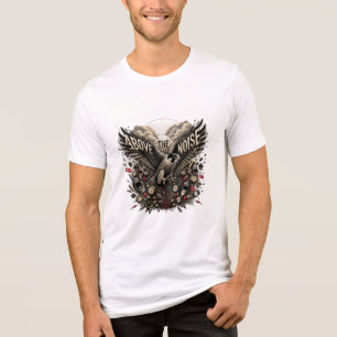 Camiseta Falcão Acima do Barulho – Águia Gótica Poderosa