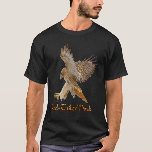 Camiseta Falcão-de-cauda-vermelha (Frente)