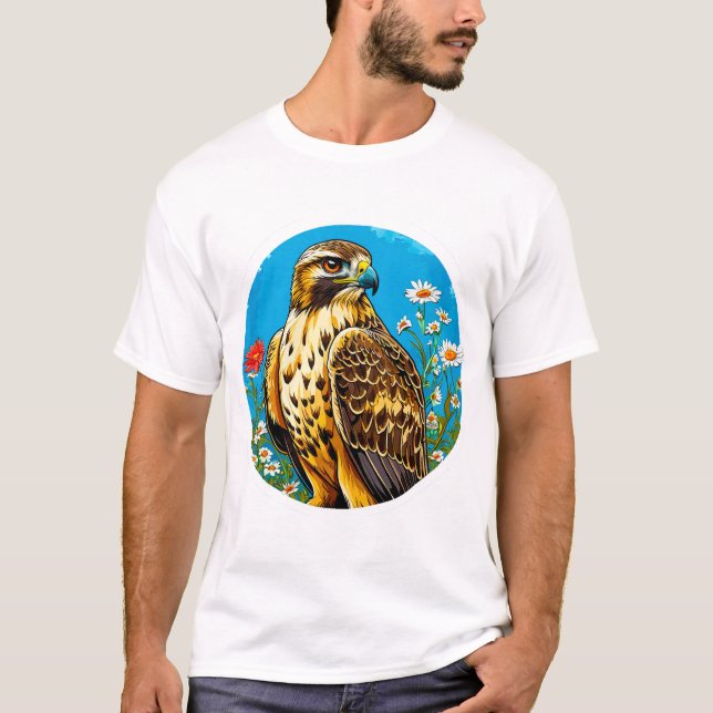 Camiseta Falcão de perna áspera (Frente)