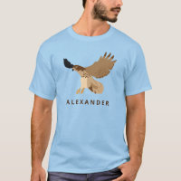 Falcão Vermelho-Atado em vôo personalizado