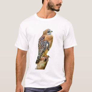 Camiseta Falcão Vermelho-Empurrado