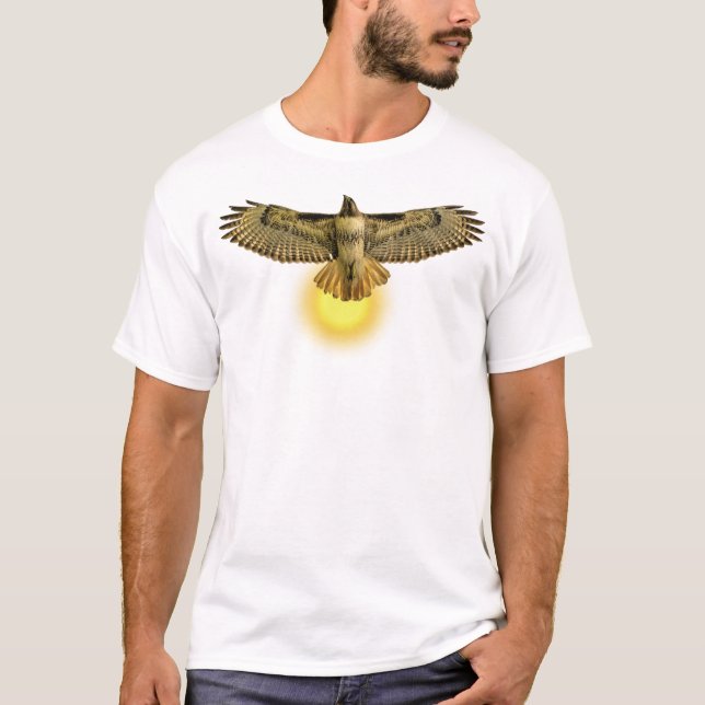 Camiseta Falcão Voando ao Sol (Frente)