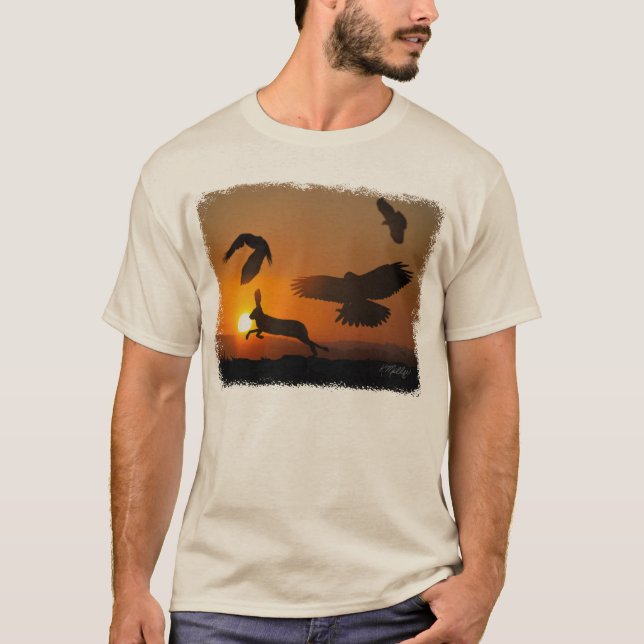 Camiseta Falcões de Harris Caçando (Frente)