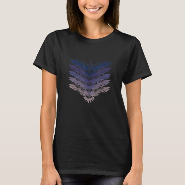 Camiseta Falcões pássaro animais selvagens (Frente)