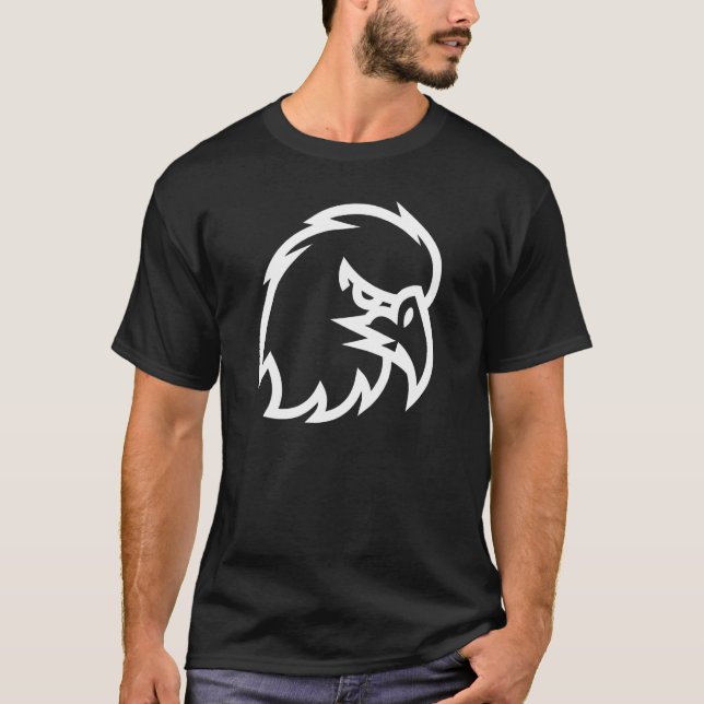 Camiseta Falcon Hawk Eagle Bird Head Animal for Men Women K (Frente)