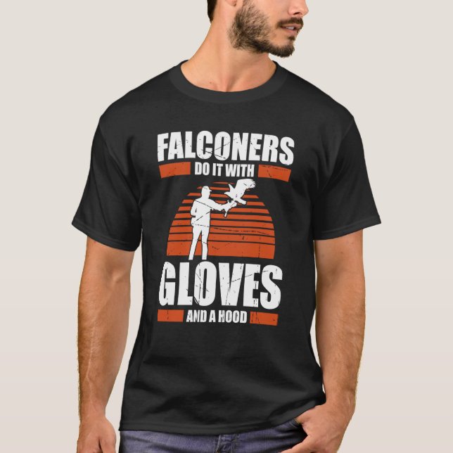 Camiseta Falconer Falcon Hunter Falconer Tracker Duck Hunte (Frente)