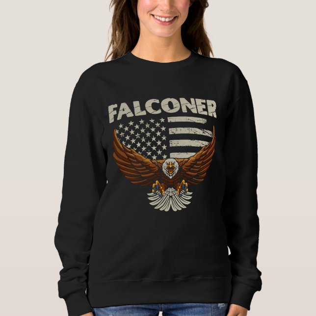 Camiseta Falconer Ornithology Birder  1 (Frente)