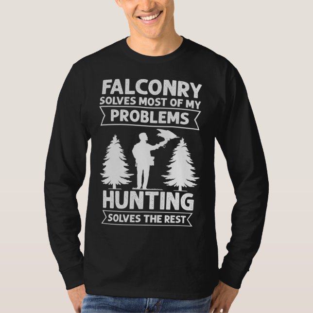 Camiseta Falconry  Hunting Expert Falconer Hawker Falcon Ha (Frente)