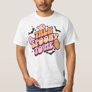Camiseta Fale assustador comigo