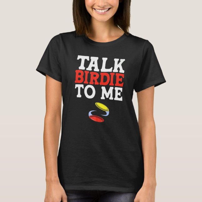 Camiseta Fale Birdie Comigo, Golf De Disco (Frente)