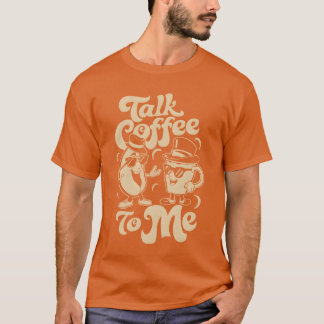 Camiseta Fale Coffeeo Me Barista Humor amigo