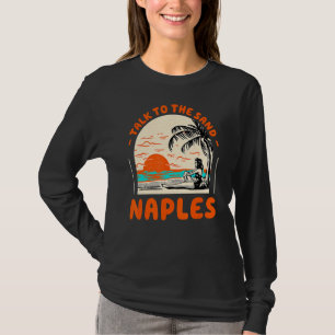 Camiseta Fale Com A Areia Nápoles Praia Verão Da Florida