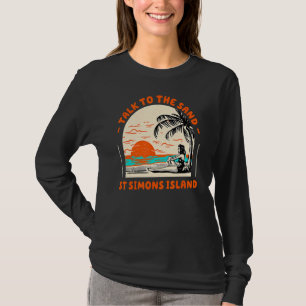 Camiseta Fale Com A Ilha Sand Rua Simons Beach Georgia Oc