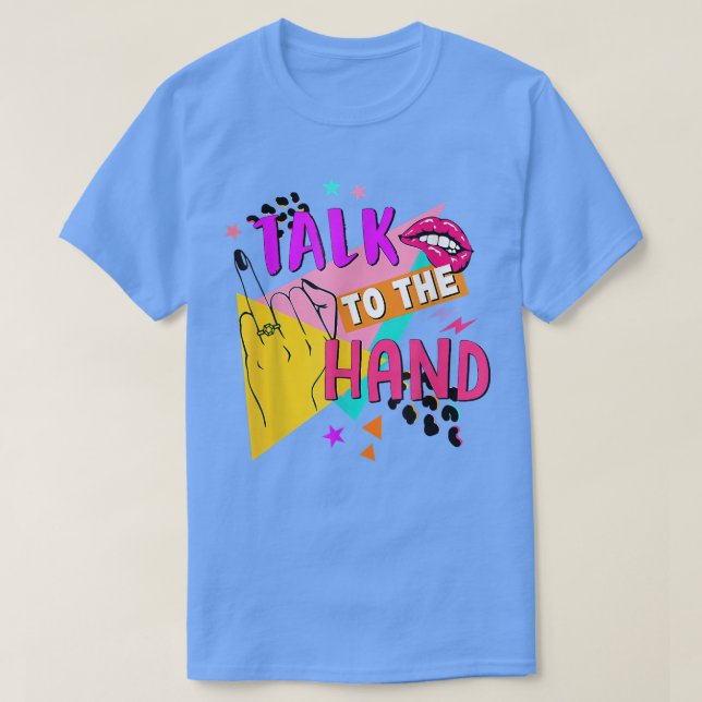 Camiseta Fale Com A Noiva Da Mão Para Ser Noiva Dos 90 (Frente do Design)