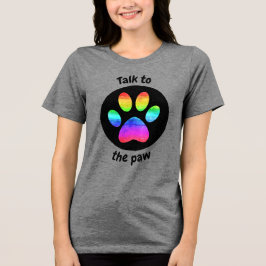 Camiseta Fale com a pata