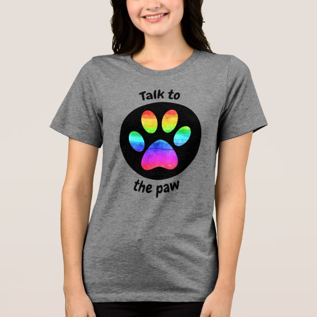 Camiseta Fale com a pata (Frente)