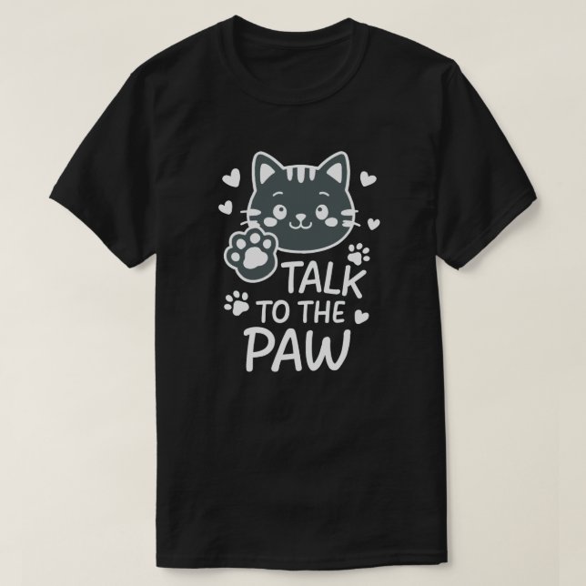 Camiseta Fale com a pata (Frente do Design)