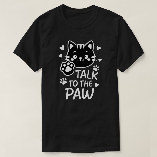 Camiseta Fale com a pata (Frente do Design)