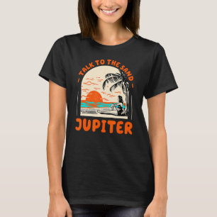 Camiseta Fale Com A Soma Do Oceano Da Flórida De Sand Jupit