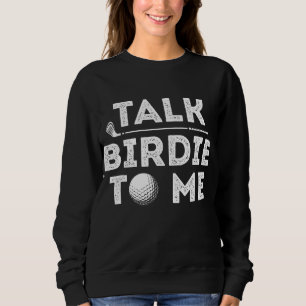 Camiseta Fale Com Birdie Para Mim Jogador De Golfe Engraçad