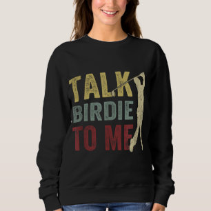Camiseta Fale Com Birdie Para Mim Jogador De Golfe Engraçad
