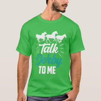 Camiseta Fale com Derbyo Me Andando Rider Horse Vintage