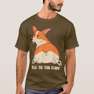 Camiseta Fale com o Flull Funny Corgi Pembroke