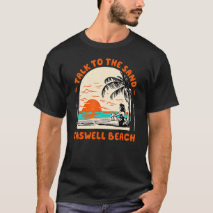 Camiseta Fale Com O Sand Caswell Beach Ocean North Carolin