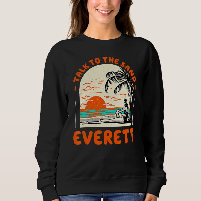 Camiseta Fale Com O Sand Everett Beach Washington Ocean Su (Frente)