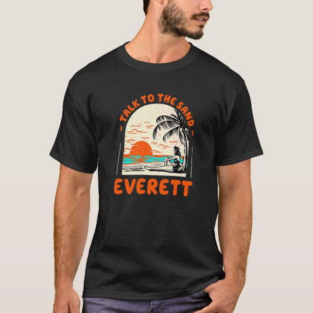 Camiseta Fale Com O Sand Everett Beach Washington Ocean Su (Frente)