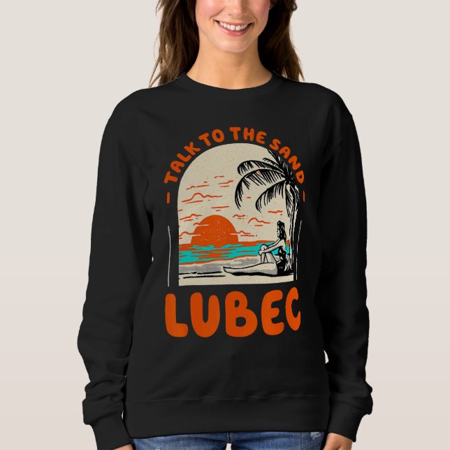 Camiseta Fale Com O Sand Lubec Beach Maine Ocean Summer Sa (Frente)