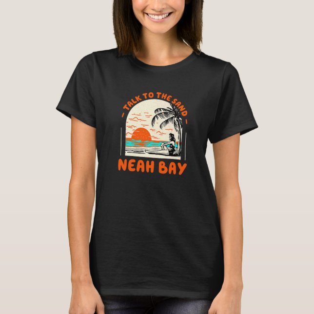 Camiseta Fale Com O Sand Neah Bay Beach, Washington Ocean S (Frente)