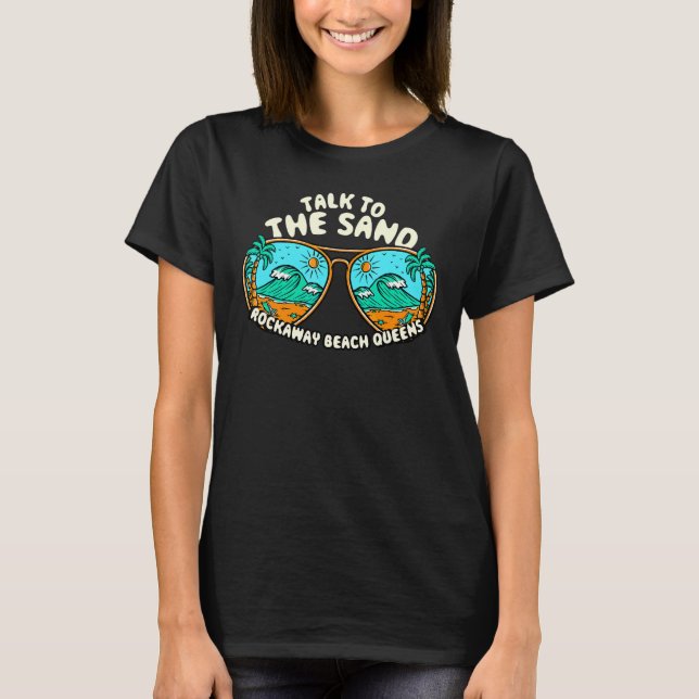 Camiseta Fale Com O Sand Rockaway Beach Queens Summer New (Frente)