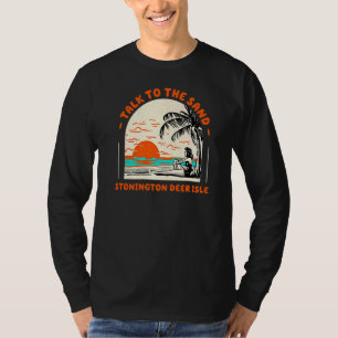 Camiseta Fale Com O Sand Stonington Deer Isle Beach Maine