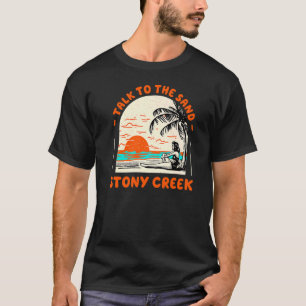 Camiseta Fale Com O Sand Stony Creek Beach Connecticut Oce