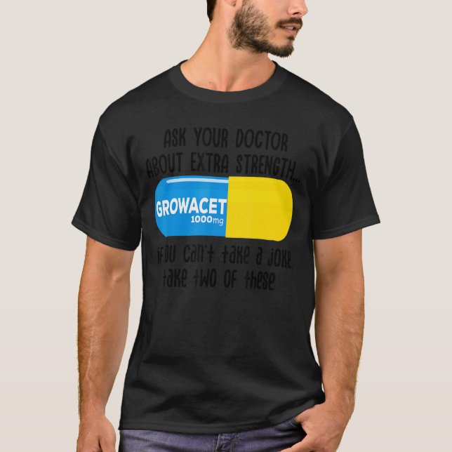 Camiseta Fale Com O Seu Médico Sobre O Crescimento De Força (Frente)