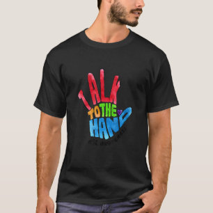 Camiseta Fale com o Sinal SLP de Sensibilização SLPA de Mão
