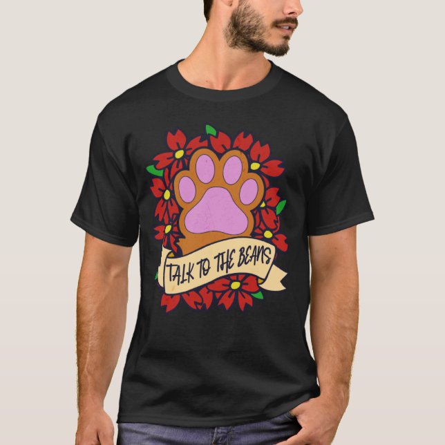 Camiseta Fale com os Dedinhos do Pé  Pessoa de Gato (Frente)