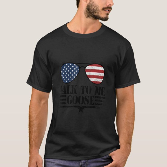 Camiseta Fale Comigo Sinalizador Óculos de sol (Frente)